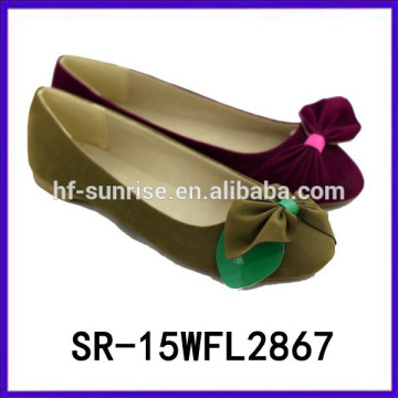 2015 Frau flache Schuhe China Schuhfabrik Großhandel China Frauen Schuhe